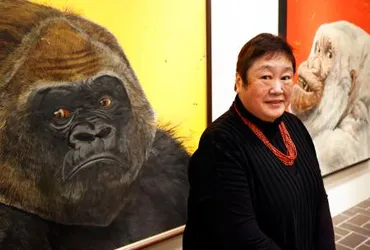 ゴリラ画家阿部知暁さんの絵画展は、ゴリラへの愛にあふれている？ゴリラ画家阿部知暁さんの世界とは!!?