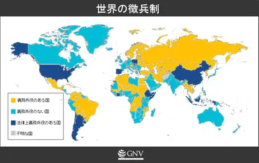 世界の徴兵制