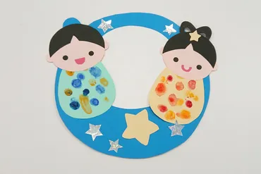 季節感のある保育に!七夕を盛り上げる製作レシピ集~織姫と彦星・短冊・折り紙~