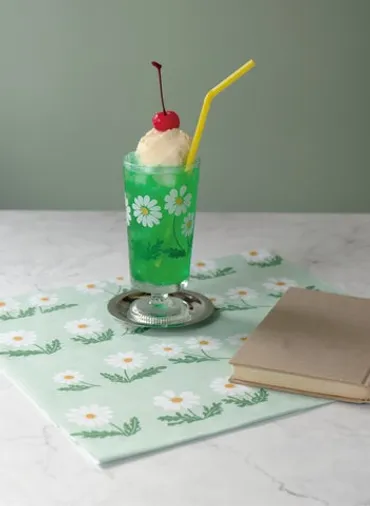 レトロブームの火付け役!グラスウェアシリーズ「アデリアレトロ」がてぬぐいに「アデリアレトロ×かまわぬ」初コラボレーション商品の発売決定