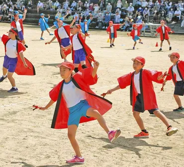 半日運動会 工夫の結晶 井口小中と井波中:北陸中日新聞Web