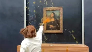 モナリザ」にスープ投げつける 環境活動家らが抗議活動、絵は無事 
