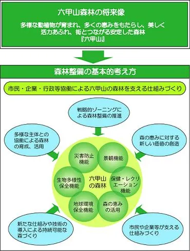 六甲山の森林再生と活性化への取り組みとは？六甲山の持続可能な森林整備、MTBコース開設、森林官の新設