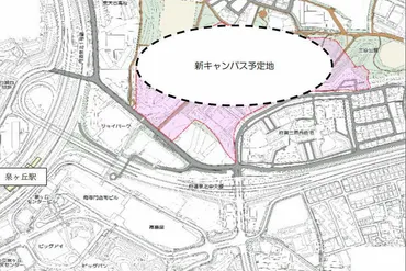 医学部開設５０周年事業 「近畿大学医学部」および「近畿大学医学部附属病院」が泉北高速鉄道線の泉ヶ丘駅前に新築移転！: 陽は西から昇る！  関西のプロジェクト探訪