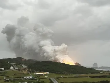 燃焼試験中に爆発、火災発生イプシロンＳロケット―けが人なし・種子島宇宙センター：時事ドットコム