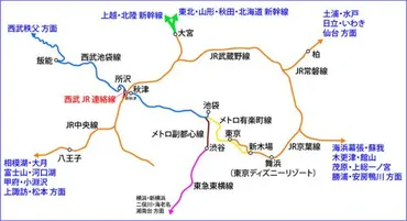 JR武蔵野線+西武池袋線 相互直通運転構想が実現するとどんな列車