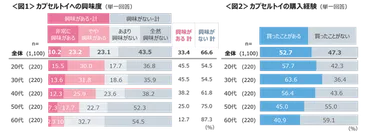 カプセルトイの購入経験は20～30代で高い 「アニメやゲームのキャラクター」が人気