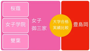 女子御三家（雙葉・女子学院・桜蔭）と豊島岡の進学実績を比較し ...