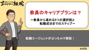 教員のキャリアプラン完全ガイド