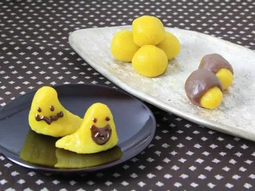 かぼちゃのお月見だんご