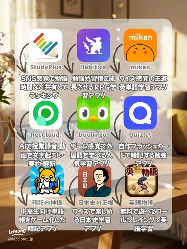 勉強嫌いでも楽しめる！ゲーム感覚の神学習アプリ9選でやる気UP