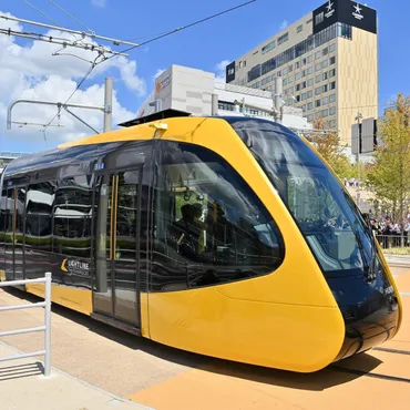 ＬＲＴ宇都宮芳賀ライトレール線 グッドデザイン特別賞受賞 まちづくりも含め高評価