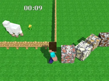 無料】マイクラの2048ミミズゲーム【Noob Snake 2048】（ブラウザ） 