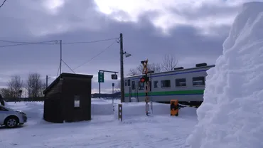 比布町 役目を終える北比布駅と南比布駅へと 