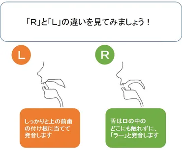 RとLの発音がビックリするほど上達する簡単トレーニング 