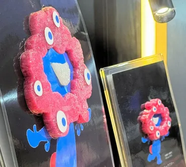 ミャクミャクをかたどった「培養肉」って何？ 万博会場にお目見え 大阪・関西万博2025：朝日新聞