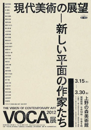 絵画表現の多様性と面白さとは？VOCA展からシュールなキャラクターまで、表現の世界を探求！(？)多様な表現方法と個性豊かなキャラクターたち