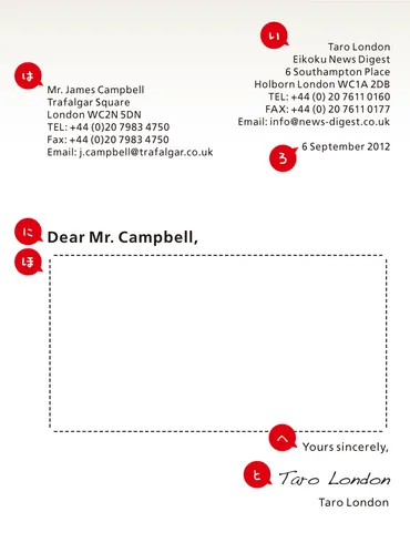 英国式・英文レターのいろは 