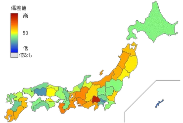 都道府県別セリア店舗数 