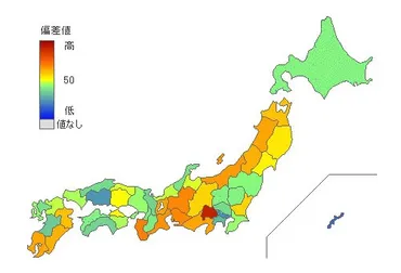 都道府県別セリア店舗数 