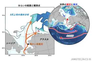 北極海の入口「チュクチ海」での観測 