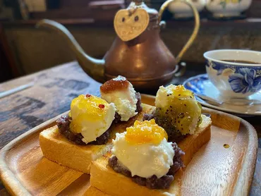 名古屋のモーニングならここ！レトロな喫茶店『コーヒーハウスKAKO（かこ） 花車本店 』のシャンティールージュスペシャルが、見た目も華やかでおすすめです♪