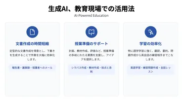 生成AI×教育】ChatGPTは教育に活用できる？メリットや活用事例を紹介 