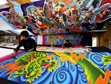 五月のぼり」端午の節句に向けて制作最盛期…佐賀県小城市の工房、辰年生まれの子が初節句で竜の絵柄人気:地域ニュース : 読売新聞