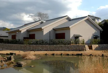 高松塚古墳壁画の保存施設 「修理施設」付近に整備