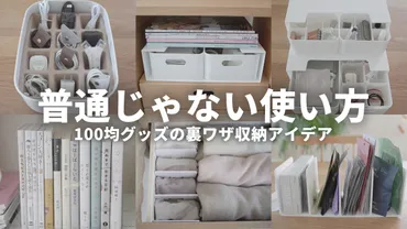 ダイソー・セリア】100均グッズの「普通じゃない」収納アイデア・活用術まとめ 