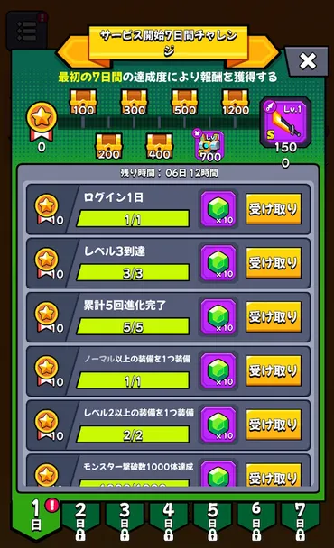 スマホゲーム】ログボよりリテンション効果あり！7日間チャレンジ機能の効果と事例と設計方法 