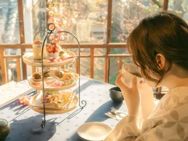 花桃アフタヌーンティー】文学館で味わう春の贅沢ティータイム（着付けなし） ～ 女性・カップルにオススメ～ 11:00の部/株式会社Musubi 