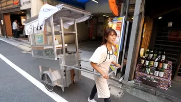 27歳女性がひとりで営む゛おにぎり屋台゛が話題沸騰中 必死にリヤカー引く姿に「なんだか泣けました」「見かけたら必ず買う！」400万再生（1/3） 