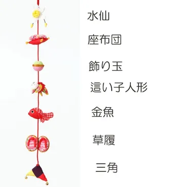 幸せと健やかな成長を願う「つるし飾り 子どもの成長 ...