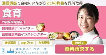 食育資格は在宅でも取れる手軽に学べる食育資格選