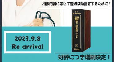 発売以来好評をいただいております!加除式書籍「福祉・医療関係相談支援マニュアル」の増刷が決定いたしました!