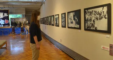 御宿の海女」生き生き月の沙漠記念館月日まで写真点展示/千葉