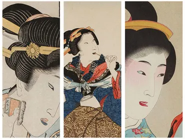 伝統化粧の完成期←→江戸時代9江戸時代のメーク方法